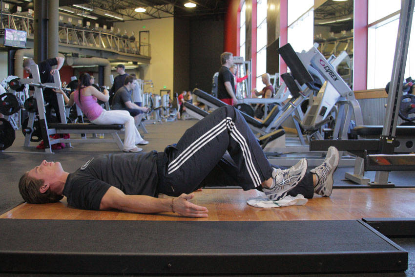 Platform Hamstring Slides - Bitiş Pozisyonu