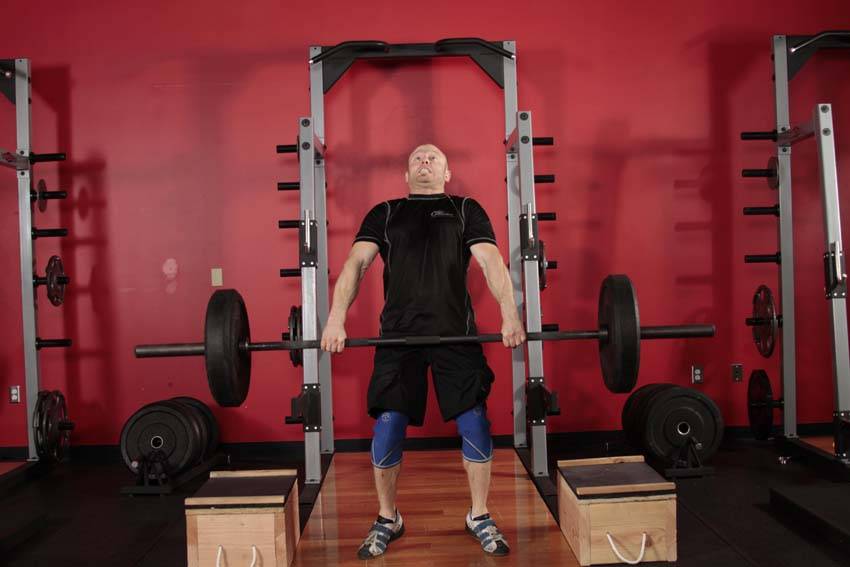 Power Clean from Blocks - Bitiş Pozisyonu