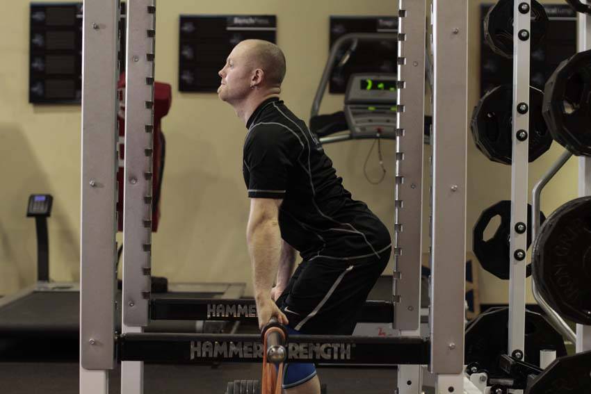 Rack Pull with Bands - Başlangıç Pozisyonu