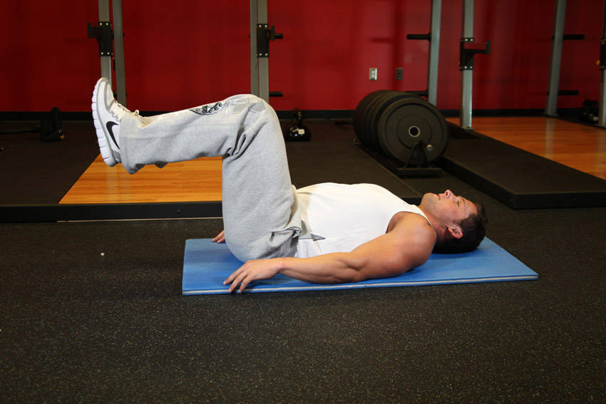 Reverse Crunch - Başlangıç Pozisyonu