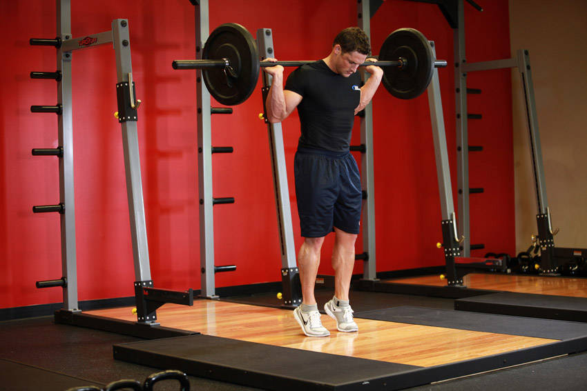 Rocking Standing Calf Raise - Bitiş Pozisyonu