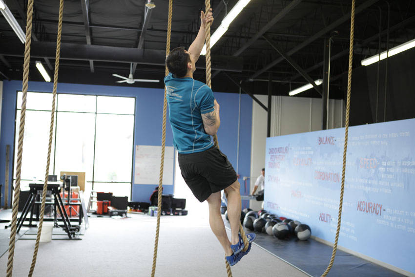 Rope Climb - Bitiş Pozisyonu