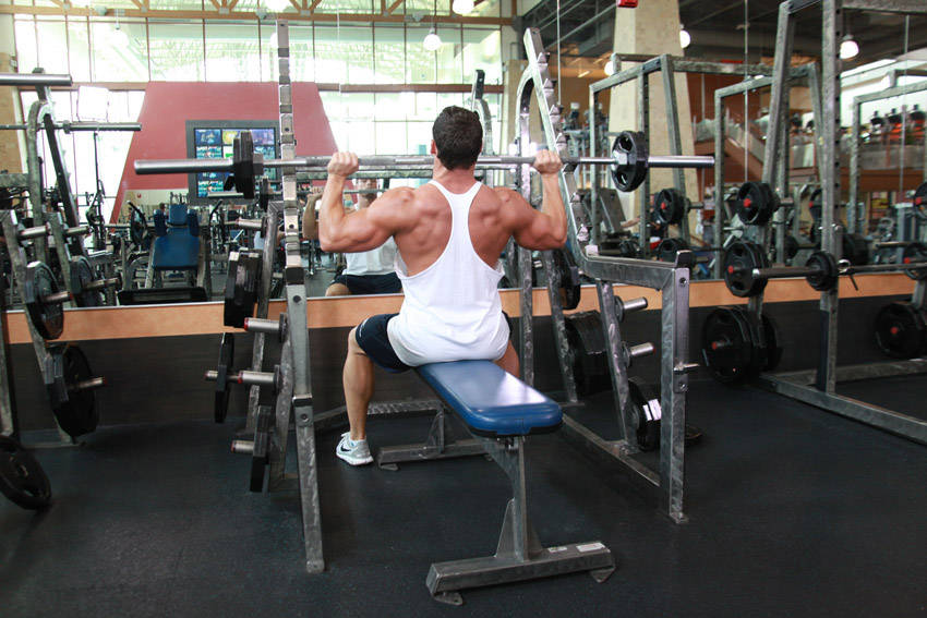 Seated Barbell Military Press - Başlangıç Pozisyonu