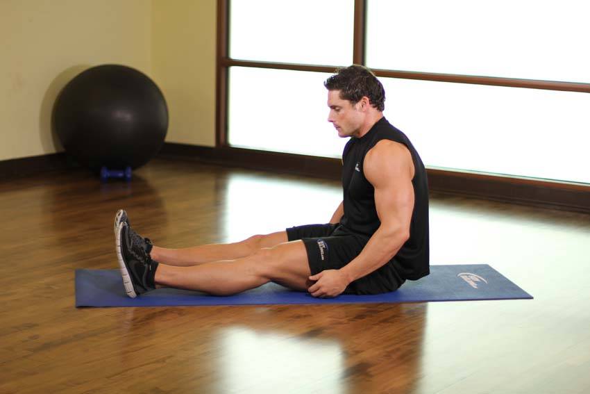Seated Calf Stretch - Başlangıç Pozisyonu