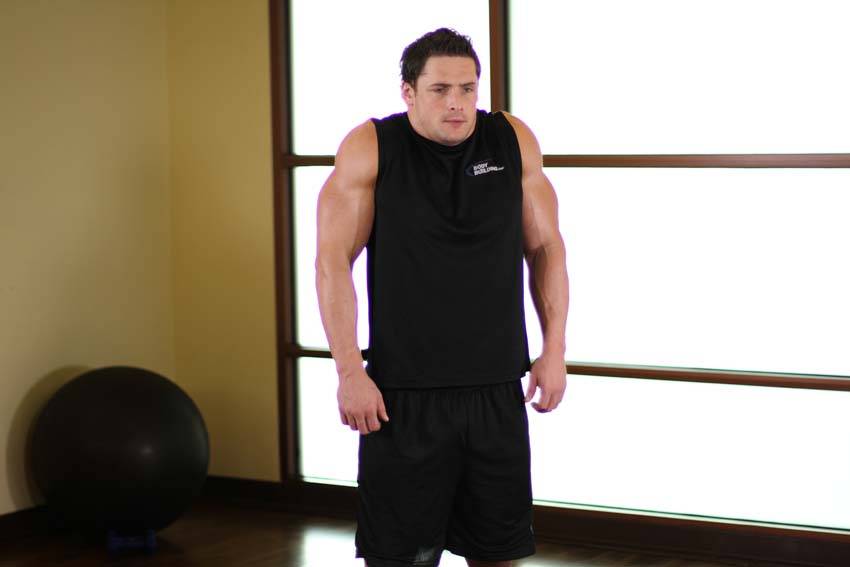 Shoulder Raise - Bitiş Pozisyonu