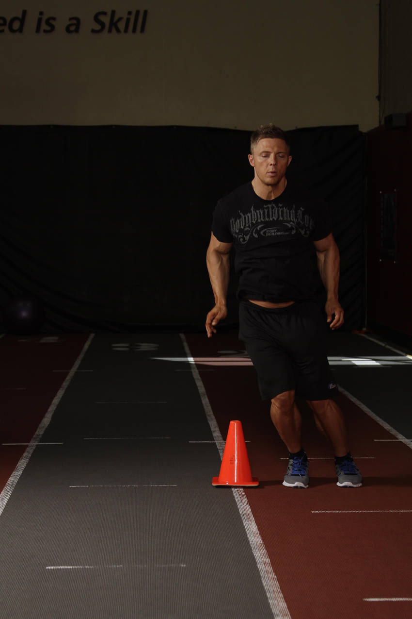 Side Hop-Sprint - Başlangıç Pozisyonu