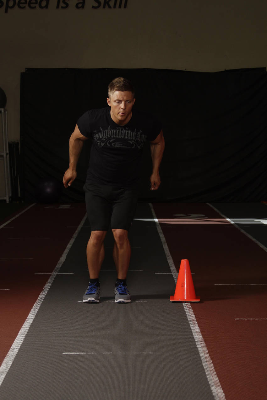 Side Hop-Sprint - Bitiş Pozisyonu