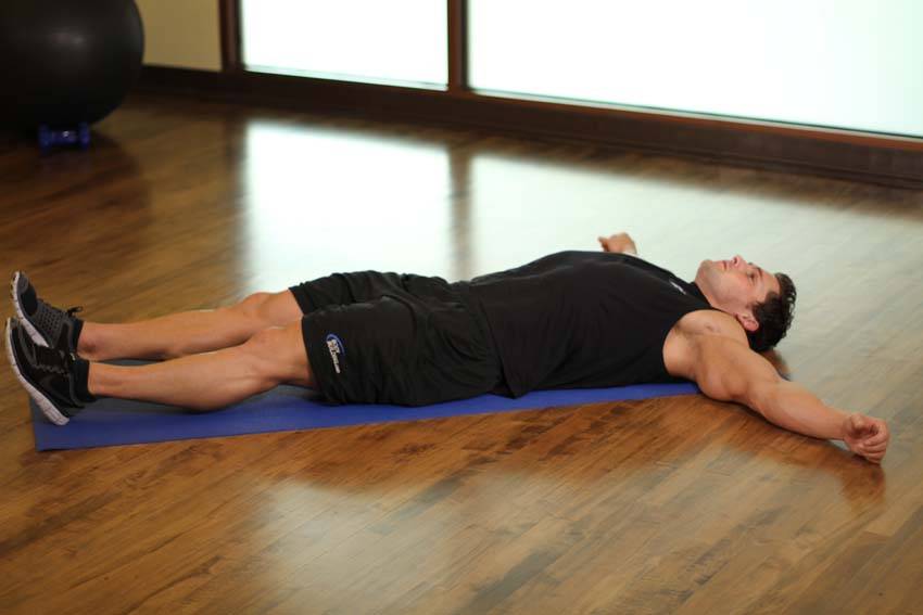 Side Lying Groin Stretch - Başlangıç Pozisyonu