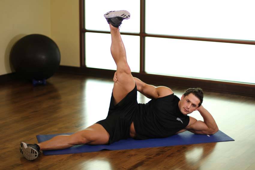 Side Lying Groin Stretch - Bitiş Pozisyonu