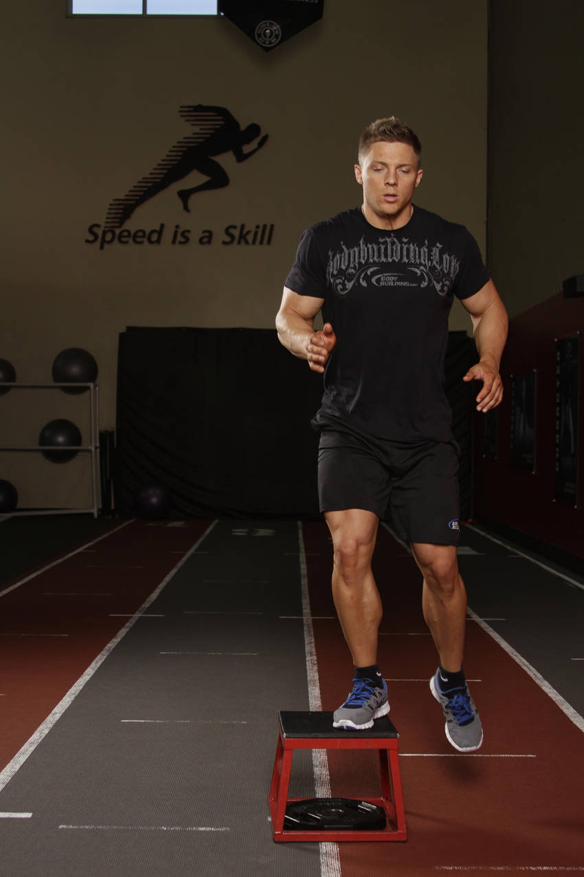 Side to Side Box Shuffle - Bitiş Pozisyonu