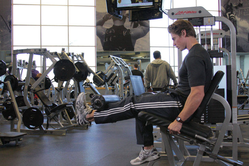 Single-Leg Leg Extension - Bitiş Pozisyonu