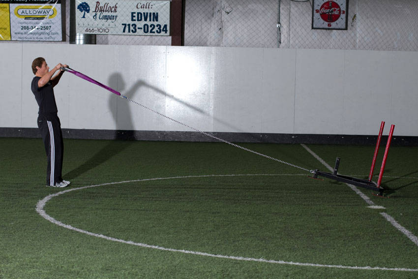 Sled Reverse Flye - Bitiş Pozisyonu