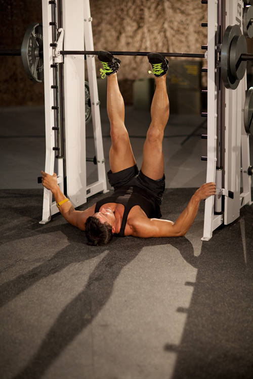 Smith Machine Leg Press - Başlangıç Pozisyonu