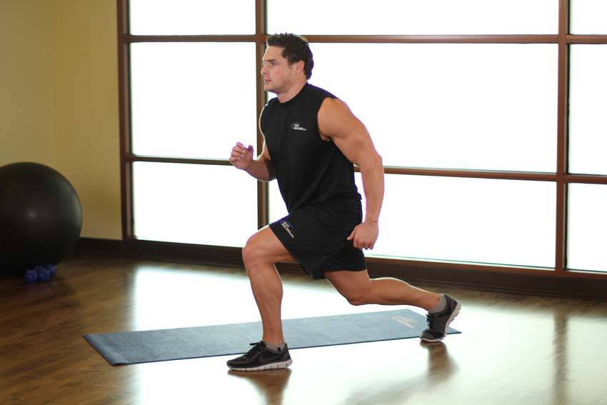 Split Squats - Bitiş Pozisyonu