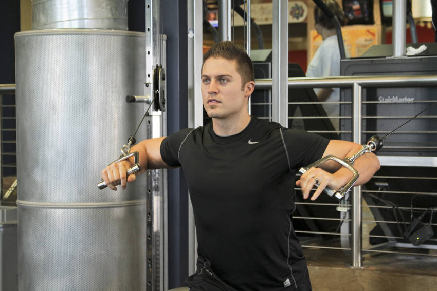 Standing Cable Chest Press - Başlangıç Pozisyonu