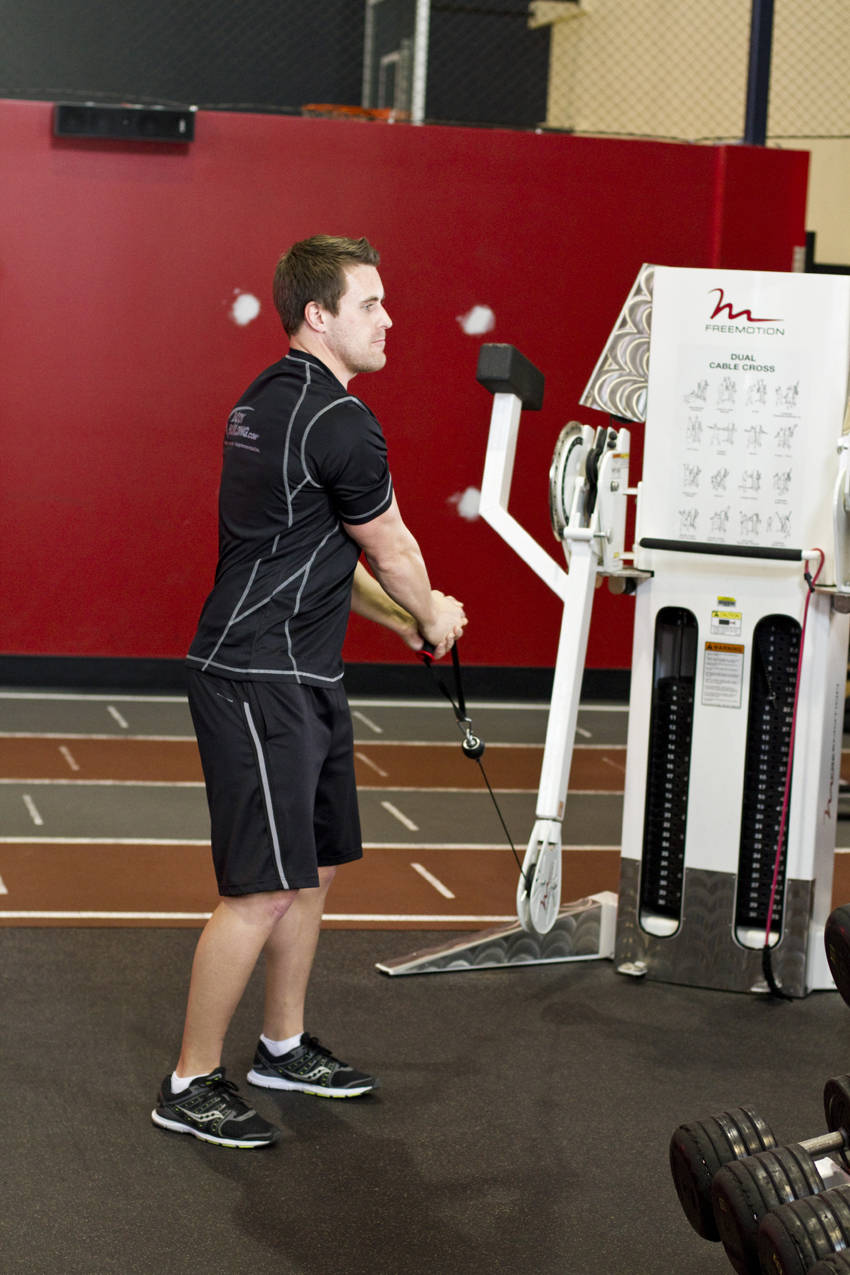 Standing Cable Lift - Başlangıç Pozisyonu