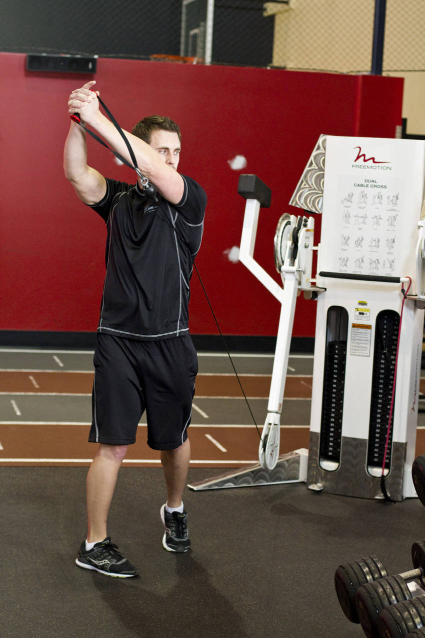 Standing Cable Lift - Bitiş Pozisyonu