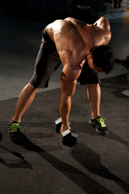 Standing Concentration Curl - Başlangıç Pozisyonu