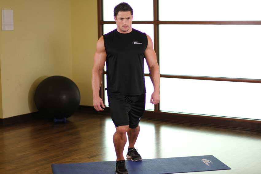 Standing Soleus And Achilles Stretch - Bitiş Pozisyonu