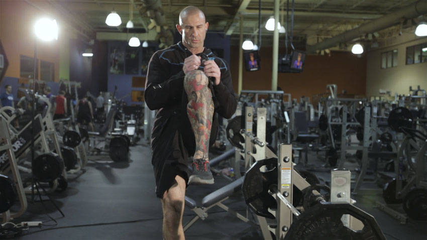 Step-up with Knee Raise - Bitiş Pozisyonu