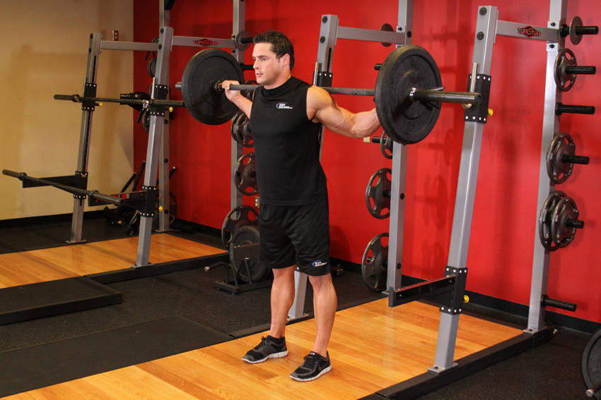 Stiff Leg Barbell Good Morning - Başlangıç Pozisyonu