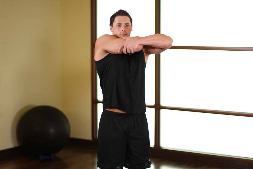 Tricep Side Stretch - Bitiş Pozisyonu