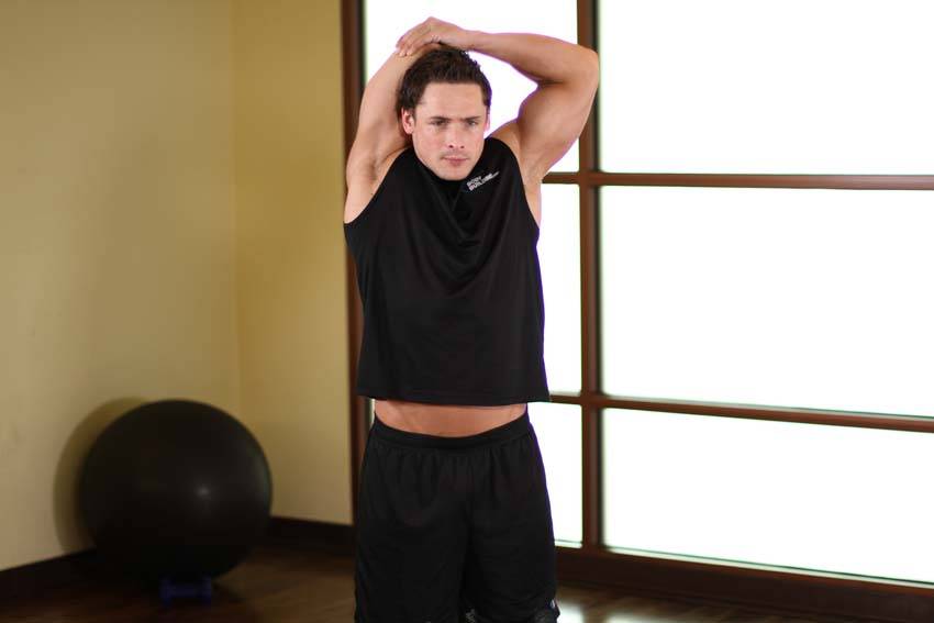 Triceps Stretch - Bitiş Pozisyonu