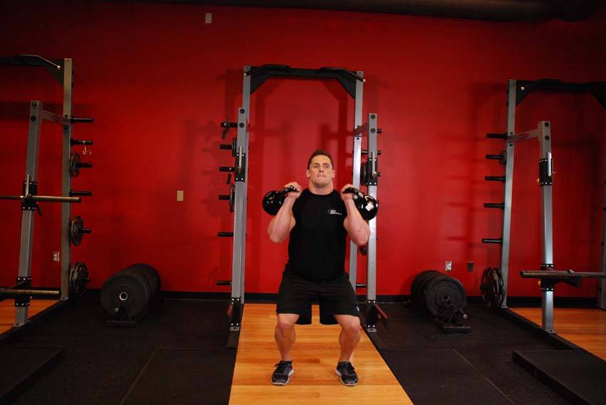 Two-Arm Kettlebell Jerk - Başlangıç Pozisyonu