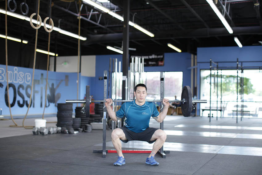 Weighted Jump Squat - Bitiş Pozisyonu