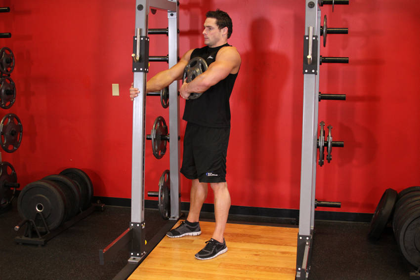 Weighted Sissy Squat - Başlangıç Pozisyonu