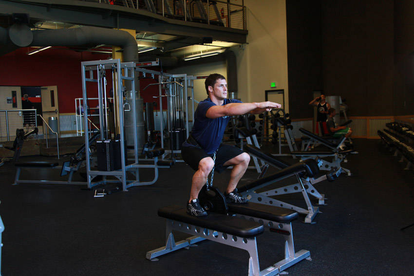 Weighted Squat - Bitiş Pozisyonu